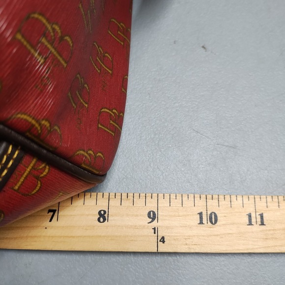 Dooney & Bourke Tote Handbag Womens‎ Multi All Over Logo Print Buckle Closure - Picture 13 of 14